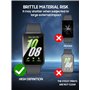AIDOWU 4 Pièces Protection Écran Compatible avec Amazfit Bip 6 Screen Protection HD 9H Résistant Aux Rayures Pmma Verre Trempé p