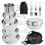 Set de 10 Couverts Camping