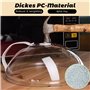 BeSokar Couvercle pour micro-ondes, sans BPA, avec poignée, résistant à la chaleur jusqu'à 200 °C, protection anti-éclaboussures