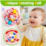 Spinner Bébé - Jouet Bain Bébé Sensoriel Rotatif avec Ventouse Jouet Éducatif et Multifonction pour Bébé 12 Mois 1 an, Éveil et 