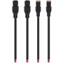 2 Ensembles de Connecteurs Séparateurs DT Câblage Deutsch 2 Broches Connecteurs Étanches Câble de Prolongation pour Pods LED Dou