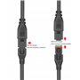 2 Ensembles de Connecteurs Séparateurs DT Câblage Deutsch 2 Broches Connecteurs Étanches Câble de Prolongation pour Pods LED Dou