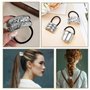 argenté Bijoux Cheveux