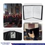 Manhasset Chemise de chorale 2 pages 1600 - Dossier de partitions - Papier format Letter - Noir - Classique - 12.2 x 1 x 9.2 inc