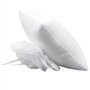 Coussin Alliance Bague Mariage Oreiller - 10 * 10cm Fleur Oreiller pour alliances Fiançailles Fête mariage Faveurs Accessoires, 