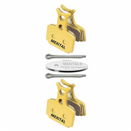 MEXITAL 2 Paires Plaquettes de Frein Vélo à Disque pour Formula R1 R1 Racing T1 RO C1 CR3 Mega The One RX RR1