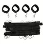 Poignées en peluche multi-boucles ajustables pour cordes d'attache sous le matelas