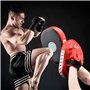 Pattes d'ours Boxe, 1 Paire Pattes d'ours Boxe en Cuir Bouclier Courbe Cuir Bouclier Courbe Boxing Pad pour Boxe MMA Incurvé Mua