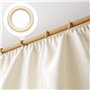 Chiluxendo 100 Pièces Anneau en Bois Cercle, Anneaux de Macramé Naturel Lisse, Anneau de Dentition Bois Non Traité, pour l’Artis