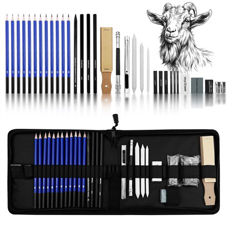 Absyrony Crayon Dessin Professionnel Kit