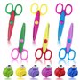 Crihovy 6 Pièces Ciseaux Enfant + 6 Pièces Perforatrices à Papier