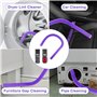 Crihovy Embout Suceur Plat Flexible Longue, Compatible avec Dyson V15 V12 V11 V10 V8 V7 V6, Accessoire Aspirateur pour Enlève le