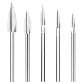 Riloventa 5 Pièces Outils Sculpture Bois Conique