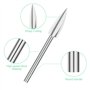 Riloventa 5 Pièces Outils Sculpture Bois Conique, Wood Carving Drill Bits Set, Accessoires Sculpture Sur Bois pour Outil Rotatif
