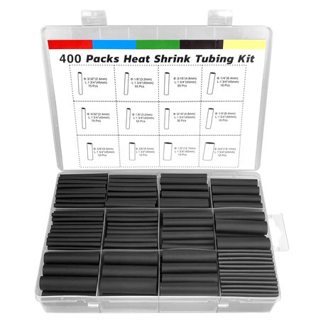 Labmilon 400 Pièces Gaine Thermorétractable Etanche Exterieur