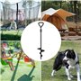 Absyrony Ancrage Balancoire, Kit Ancrage Trampoline Portique, Piquets de Trampoline Fixation, Pieux de Fixation Detachee Trampol
