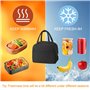 Nicrulp Sac Isotherme Repas 6L, Mini Glaciere Souple, Sacs Lunch Box Étanches, Petit Panier Repas avec Feuille d'Aluminium Isolé
