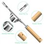 Elsrantor Desherbeur Manuel, Weed Puller avec Poignée Bois, Outils de Désherbage Manuel, Outil pour Desherber, Désherbeurs Manue