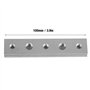Rail de Rainure Type T Gabarit Rainure en T à Onglet Rainurée T-slot en Alliage d'Aluminium T-Slot pour Table de Routeur de Scie