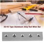 Rail de Rainure Type T Gabarit Rainure en T à Onglet Rainurée T-slot en Alliage d'Aluminium T-Slot pour Table de Routeur de Scie