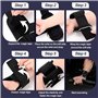 XFSRG 1 Paire Sangles de Tirage Musculation Robustes et Confortables Sangles de Levage avec Boucles en D pour Entraînement de Fo