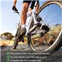 SPEACOUR Vitesses Chaîne de Vélo 9 Vitesses en Métal Galvanisé Chaîne de Vélo Vtt 9 Vitesses 116 maillons Chaîne VTT Universel a