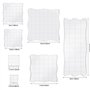 GIRAFEDA 7PCS Blocs de Tampons en Acrylique Tampon Encreur Acrylique Tampons en Acrylique Transparent Blocs d'Estampage en Acryl