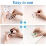 GIRAFEDA 7PCS Blocs de Tampons en Acrylique Tampon Encreur Acrylique Tampons en Acrylique Transparent Blocs d'Estampage en Acryl