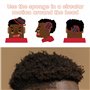 Beauty7 Twist Eponge Afro Cheveux Curl Brosse Bobines Frisé Vague Mousse Brosse Gel De Blocage Afro 1 Pièces