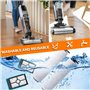 HUAREW Rouleau de Brosse de Rechange et Filtre HEPA pour BISSELL CrossWave OmniForce Aspirateur Balai Sans Fil (3912N)& OmniFind