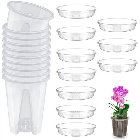 VireEyU Pack de 10 Pots de Culture