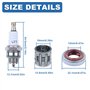 AUMEL Kit piston de cylindre de 40 mm pour débroussailleuse Stihl FT250 HT250 FS250 FS250R FS202 FS120 FS200 Remplacer le 4134 0