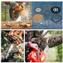 Membrane et Joints Kit pour STIHL 08S 070 090 TS350 TS360, AUMEL Kit de Réparation de Carburateur Zama RB42 Accessoire Compatibl
