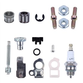 AUMEL Kit d'écrous de goujon de barre de tendeur de tendeur de chaîne Pour tronçonneuse Stihl 066 MS660 MS 660 Remplacer 1138 66