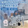 AUMEL Kit d'écrous de goujon de barre de tendeur de tendeur de chaîne Pour tronçonneuse Stihl 066 MS660 MS 660 Remplacer 1138 66