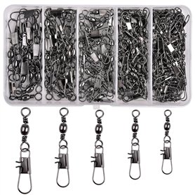 JSHANMEI Lot de 150 émerillons de pêche avec kit de pression