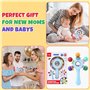 LinStyle Jouet Sensoriel Bebe 0-6 Mois,Jouet Eveil Bebe Dentition Hochet Bébés 0-6 Mois,Silicone Dentition Bébé 3-12mois,Montess
