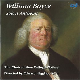 William Boyce : Anthems (Sélection)