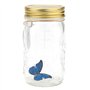 Gearmax® 1 Piece Lamp Romantique Verre Papillon LED Jar/Papillon réservoir Bouteille Valentine Enfants Cadeau Décoration Présent