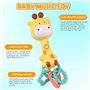 Girafe Jouets Musicaux Bébé Jouet avec Anneau Dentition pou