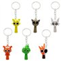 SYSYSYYASNL 6 pcs Porte-clés