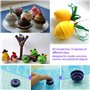 Hyber&Cara Papier quilling kit complet, 19 pcs quilling outils avec 45 couleurs 900 bandes et quilling modele