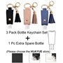 NatureMan Lot de 3 bouteilles de voyage vides portables pour désinfectant pour les mains, 30 ml, conteneurs rechargeables pour d