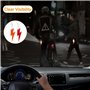 Lot de 10 réflecteurs pour Enfants - Réflecteurs de sécurité - Porte-clés Flash - pour Enfants et Adultes - Réflecteurs