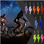 Lot de 10 réflecteurs pour Enfants - Réflecteurs de sécurité - Porte-clés Flash - pour Enfants et Adultes - Réflecteurs