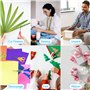 Newpop 10 Pièces Ciseaux Scolaire, Ciseaux Bout Rond Enfant, Ciseaux Enfants avec Échelle, Ciseaux Ecole Primaire, Ciseau de Séc