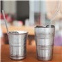 Pailles Bubble Tea 21cm avec 2 Brosses de Nettoyage