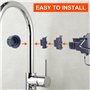 Gvolatee étagère de douche en acier inoxydable 304, porte savon douche sans perçage, support de rangement suspendre, Porte-Épong