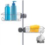 Gvolatee étagère de douche en acier inoxydable 304, porte savon douche sans perçage, support de rangement suspendre, Porte-Épong