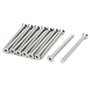 sourcing map M6x80mm Vis d'assemblage à tête fraisée à six pans creux en acier inoxydable 304 DIN7991 15Pcs
